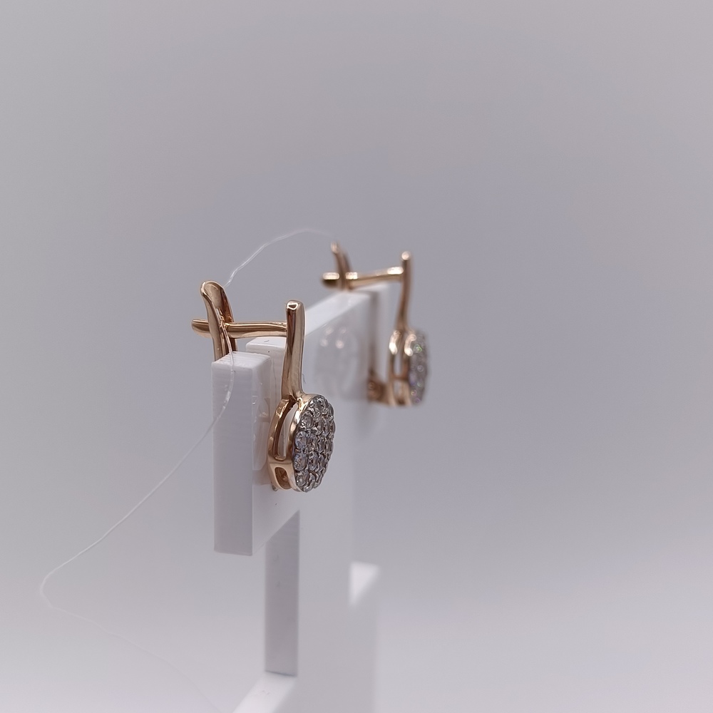 СЕРЬГИ С КАМНЯМИ (Au 585)