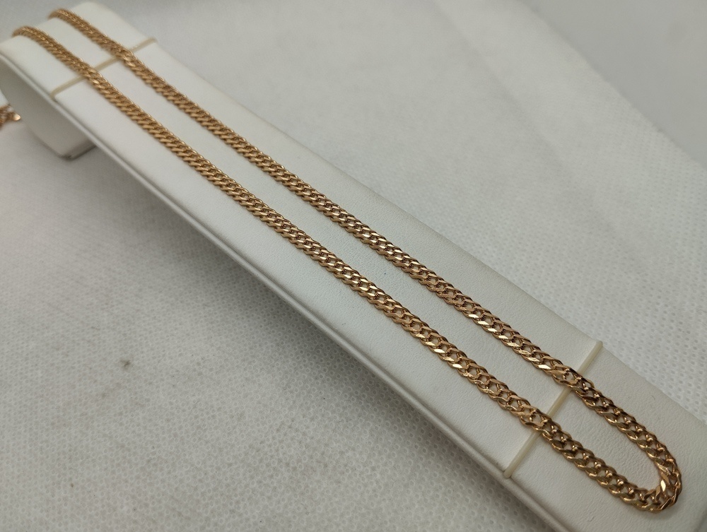 ЦЕПЬ ПОЛНОВЕСНАЯ Ромб двойной (Au 585)