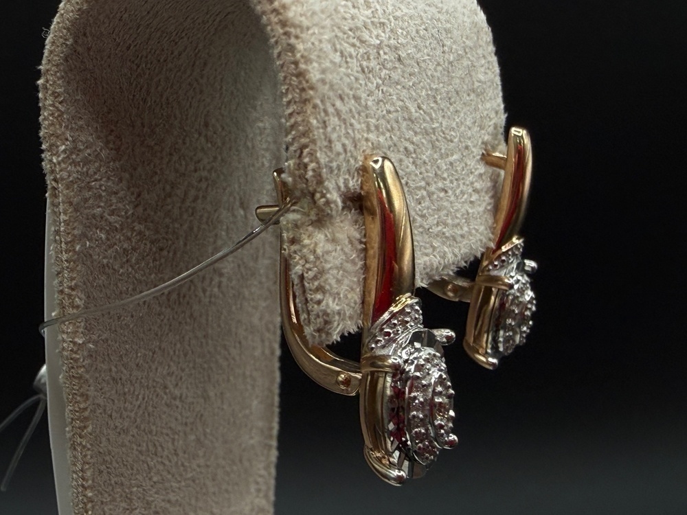 СЕРЬГИ БРИЛЛИАНТ (Au 585)