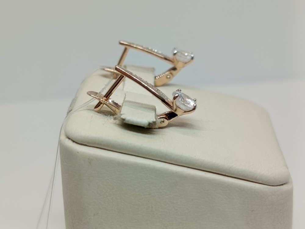 СЕРЬГИ С КАМНЯМИ (Au 585)