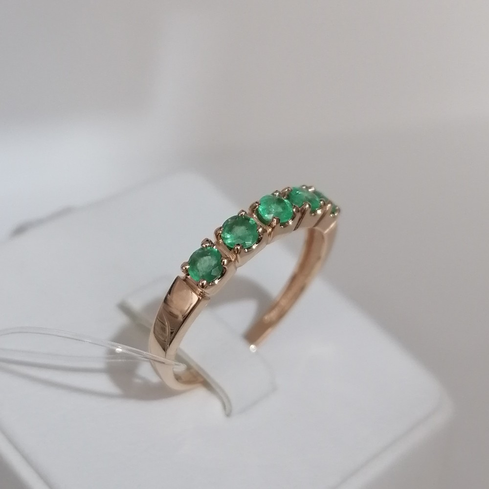 КОЛЬЦО ИЗУМРУД (Au 585)