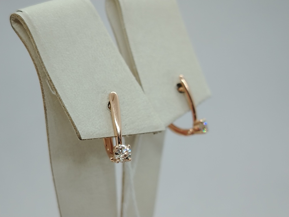 СЕРЬГИ БРИЛЛИАНТ (Au 585)