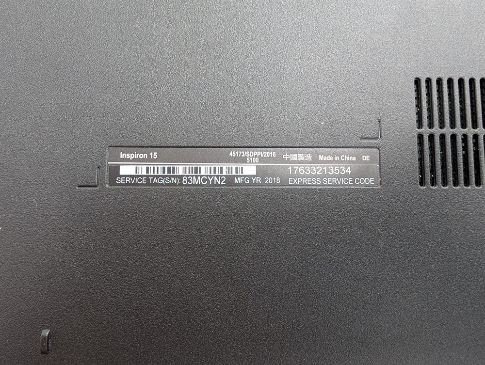 Ноутбук DELL; A6-9225, Radeon R4 series, 8 Гб, Нет, 1 Tb