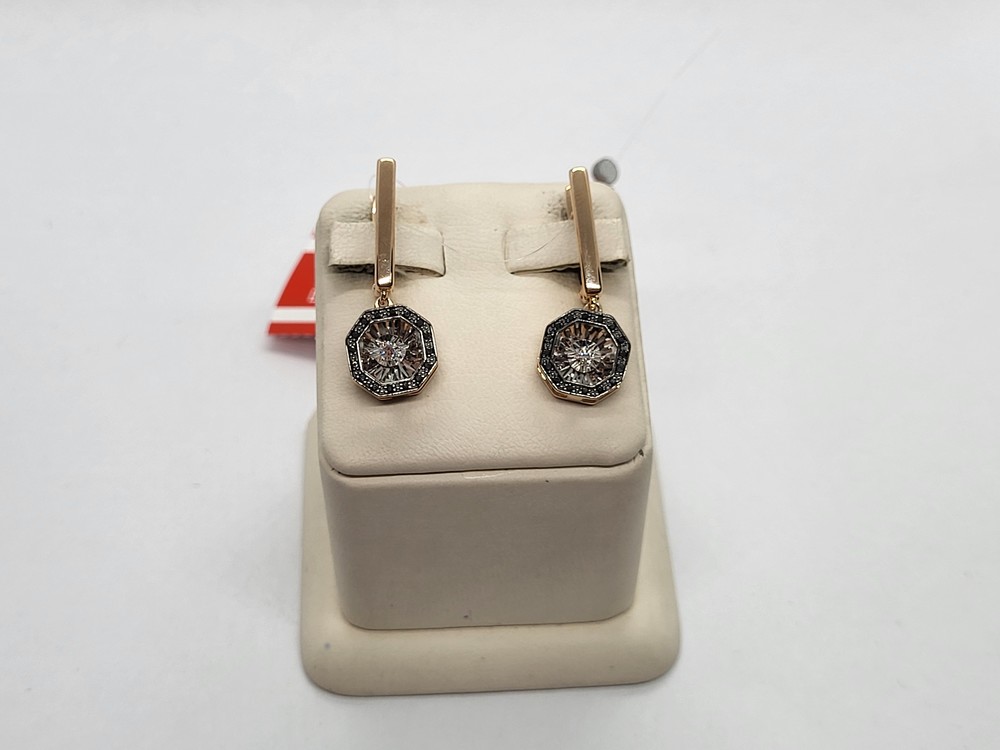 02-11-5628-13-00-1 СЕРЬГИ БРИЛЛИАНТ (Au 585)