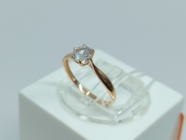 КОЛКМ585 КОЛЬЦО С КАМНЕМ (Au 585)