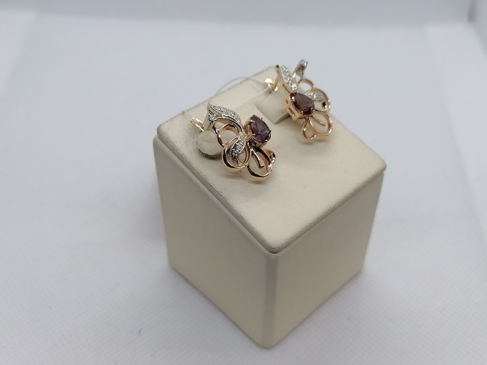 СКМИ585 СЕРЬГИ С КАМНЯМИ (Au 585) СКМИ585 СЕРЬГИ С КАМНЯМИ (Au 585)
