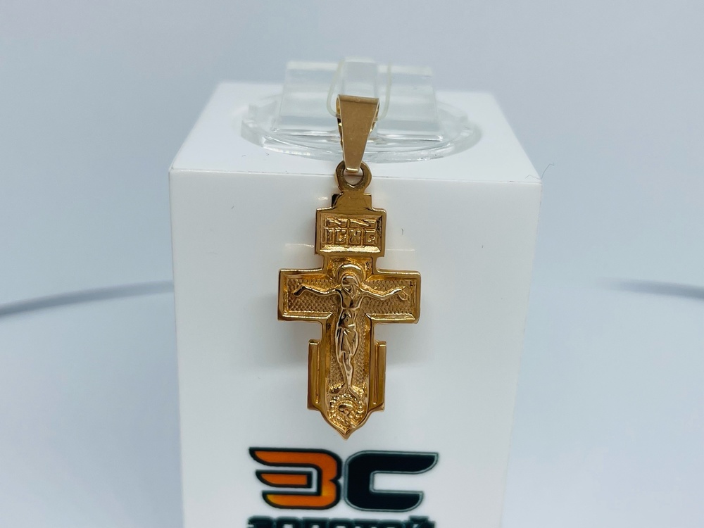 ПОДВЕСКА КРЕСТ без камня (Au 585)