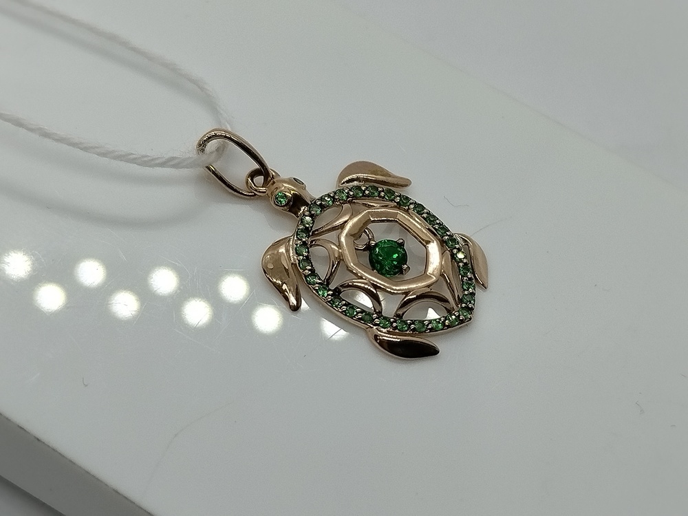 ПОДКМИ585 ПОДВЕСКА С КАМНЯМИ (Au 585) ПОДКМИ585 ПОДВЕСКА С КАМНЯМИ (Au 585)