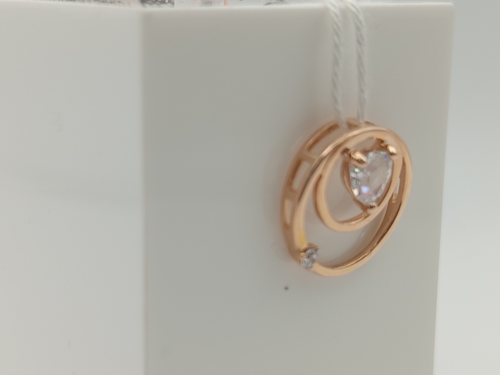 ПОДКМИ585 ПОДВЕСКА С КАМНЯМИ (Au 585)