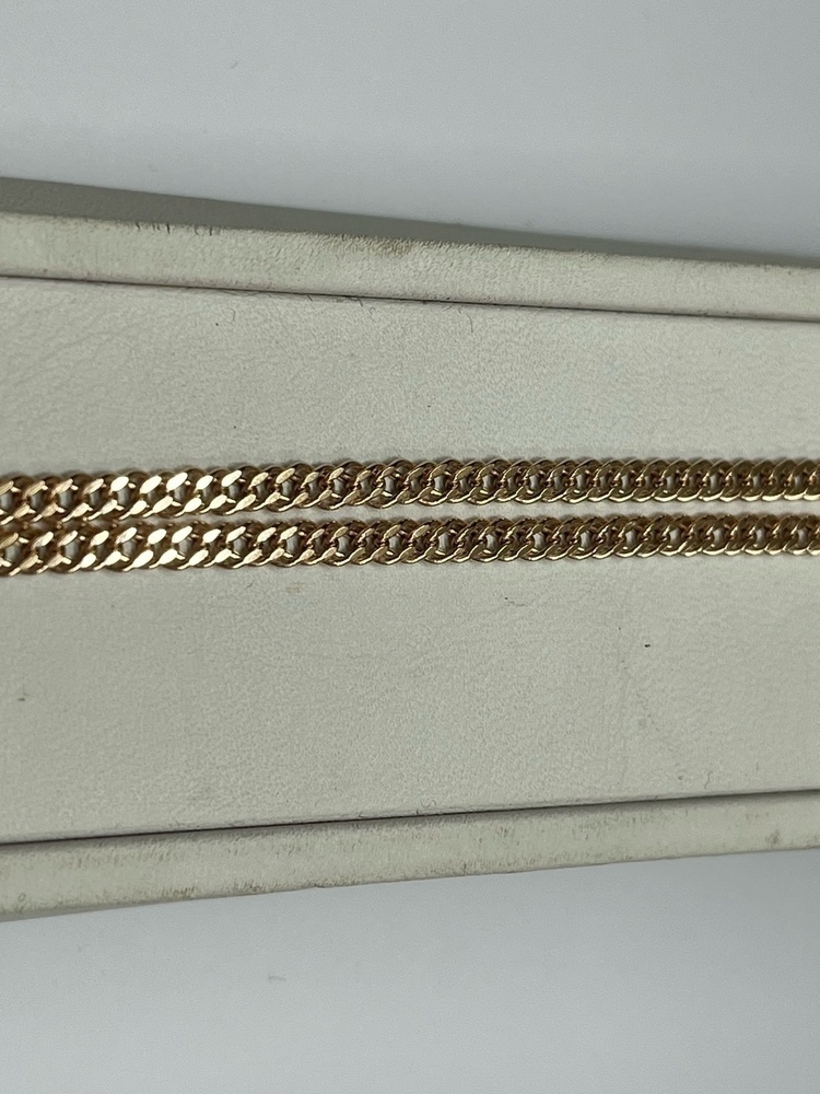 ЦЕПЬ ПУСТОТЕЛАЯ Ромб двойной (Au 585)