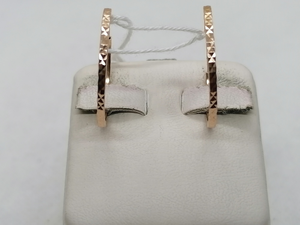 СКОН585 СЕРЬГИ КОНГО (Au 585)