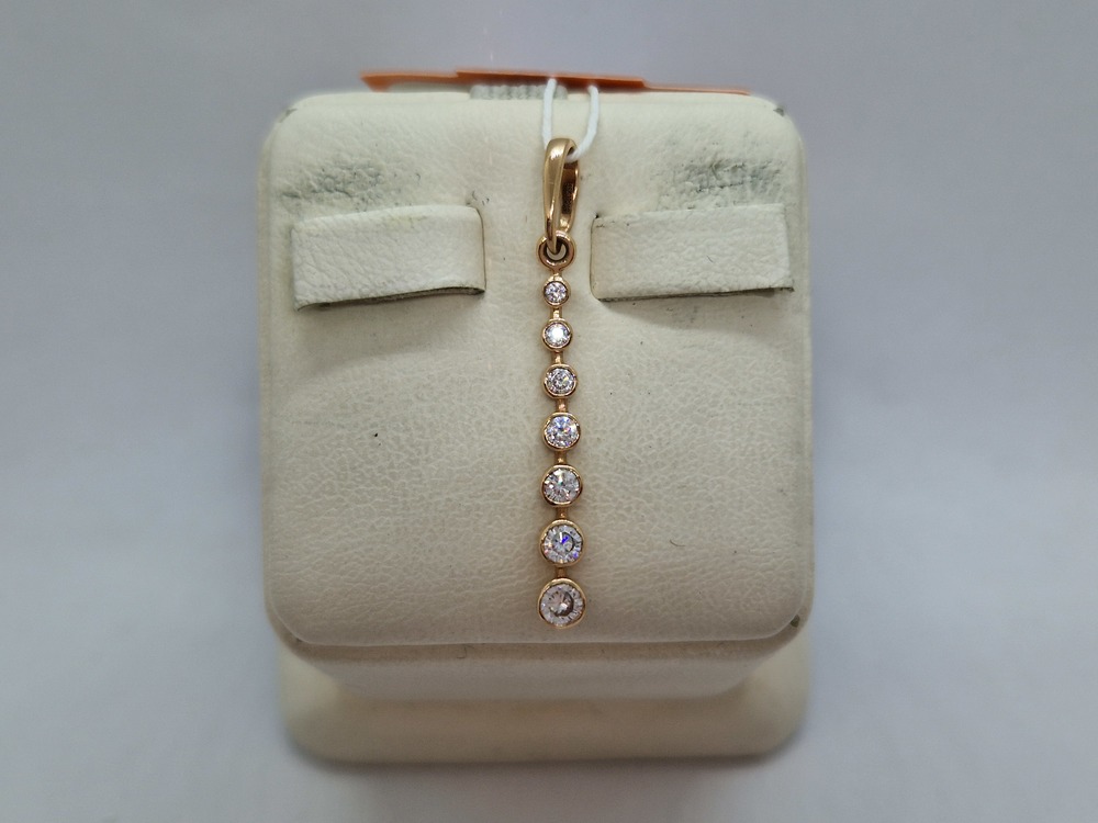 ПОДВЕСКА С КАМНЯМИ (Au 585)