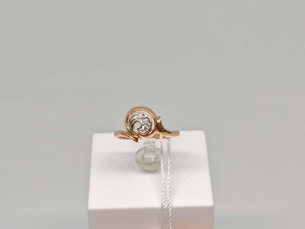 КОЛКМИ585 КОЛЬЦО С КАМНЯМИ (Au 585)