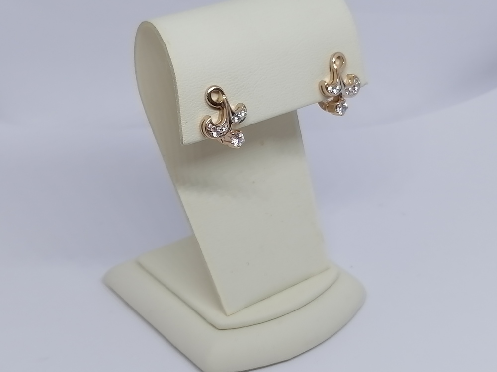 СЕРЬГИ С КАМНЯМИ (Au 585)