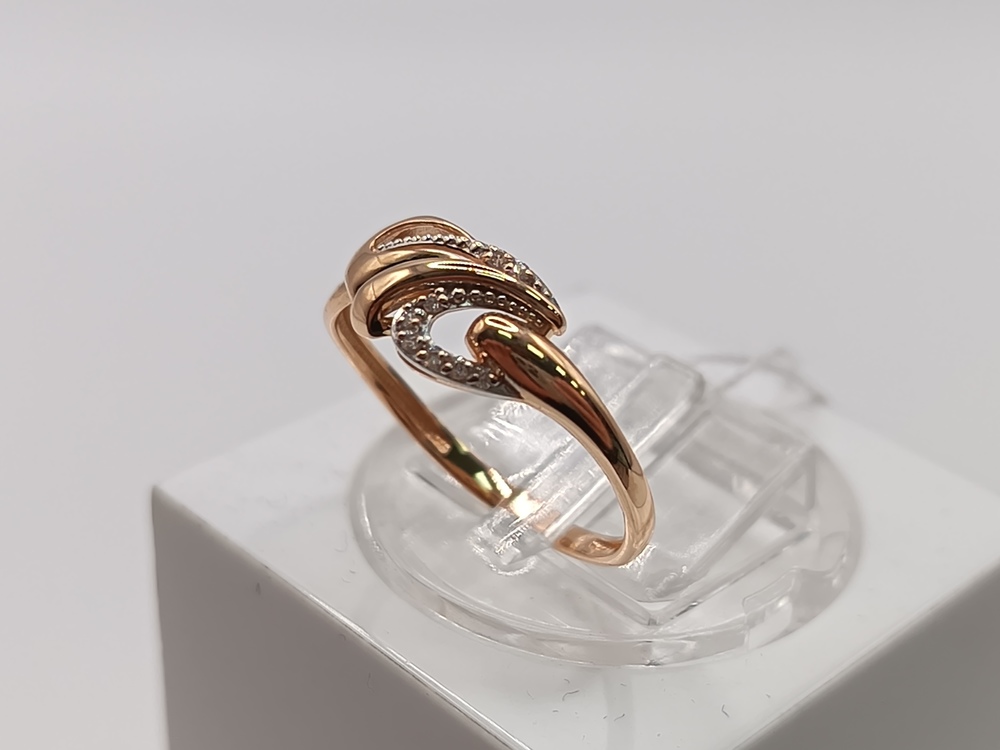 КОЛКМИ585 КОЛЬЦО С КАМНЯМИ (Au 585)