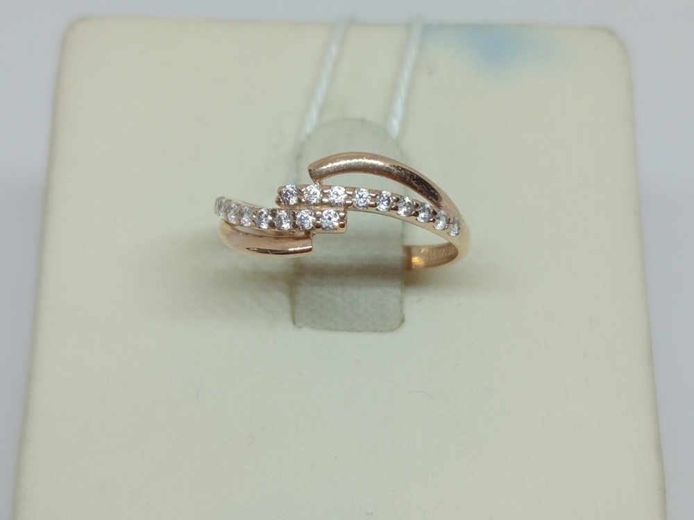 КОЛКМИ585 КОЛЬЦО С КАМНЯМИ (Au 585)