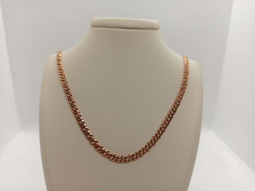 ЦЛР2585 ЦЕПЬ ПОЛНОВЕСНАЯ Ромб двойной (Au 585)