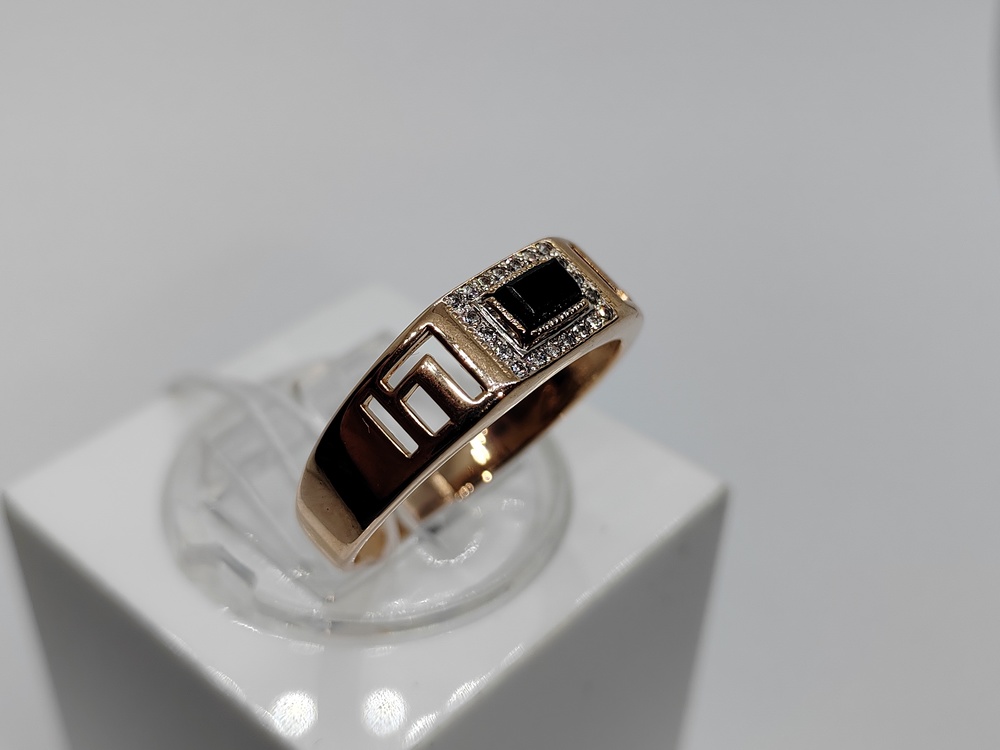 ПЕЧАТКА С КАМНЯМИ (Au 585)