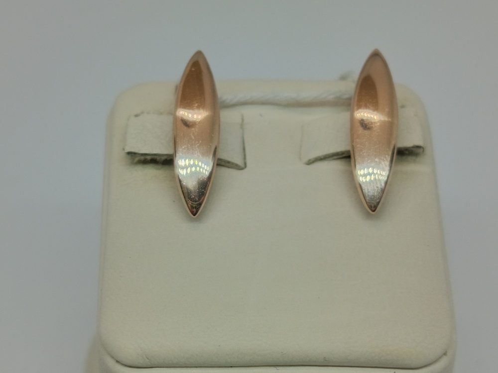 СЕРЬГИ БЕЗ КАМНЯ (Au 585)