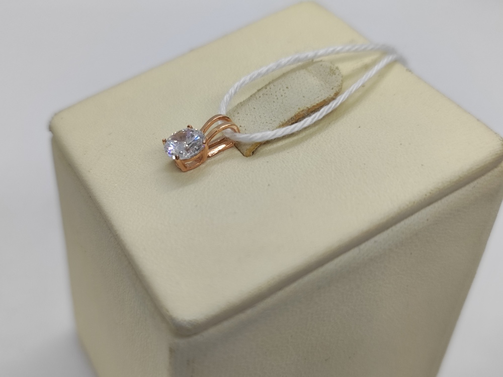 ПОДКМ585 ПОДВЕСКА С КАМНЕМ (Au 585)