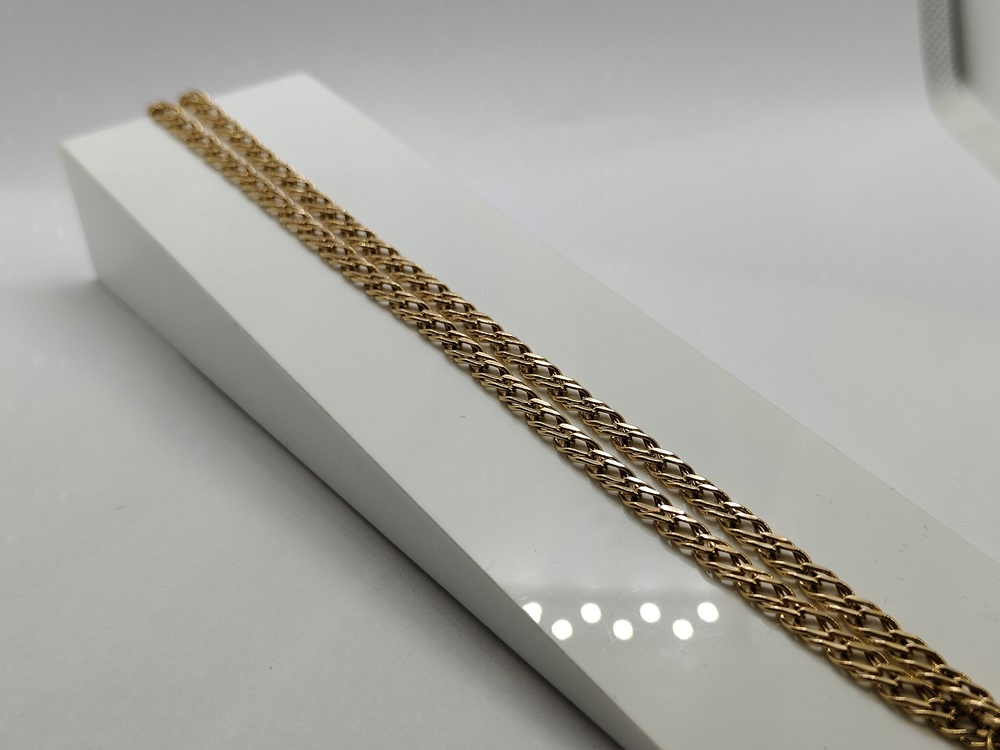 ЦПР2585 ЦЕПЬ ПУСТОТЕЛАЯ Ромб двойной (Au 585)