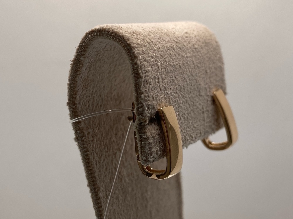 СЕРЬГИ БЕЗ КАМНЯ (Au 585)