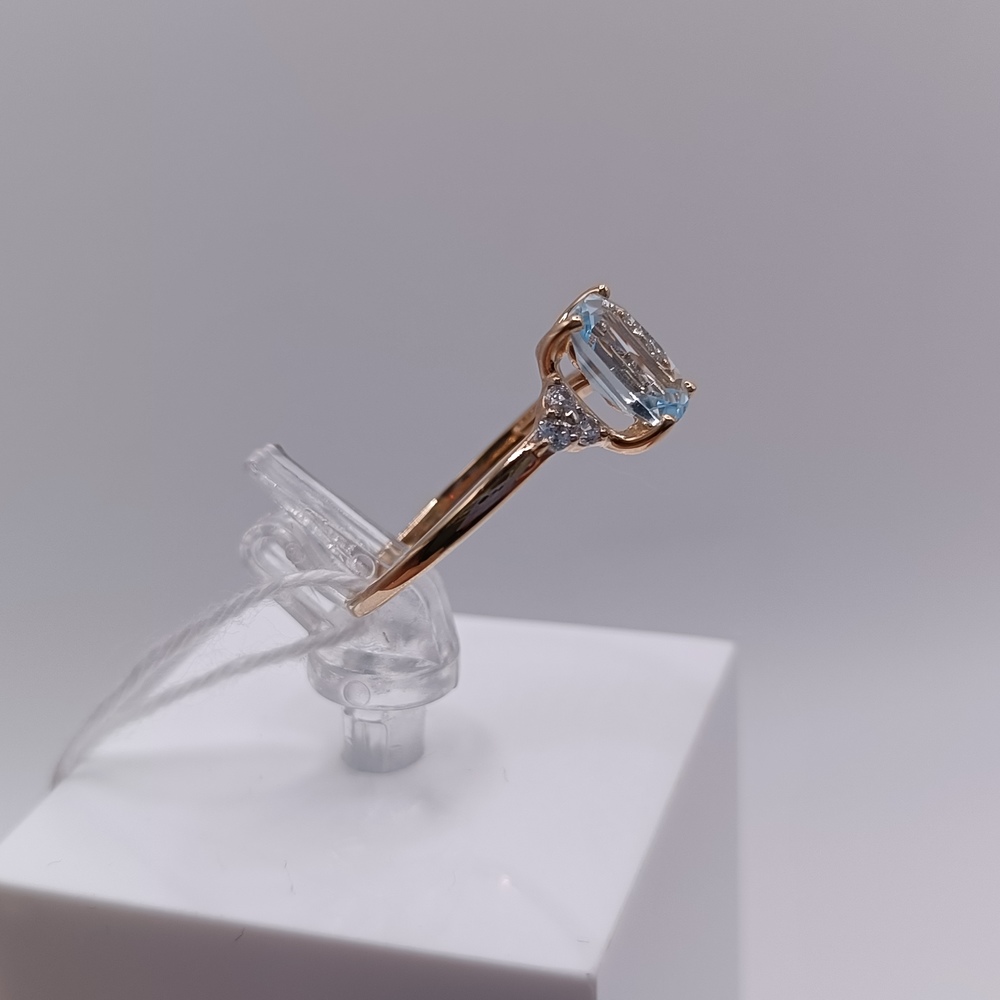 КОЛКМИ585 КОЛЬЦО С КАМНЯМИ (Au 585)