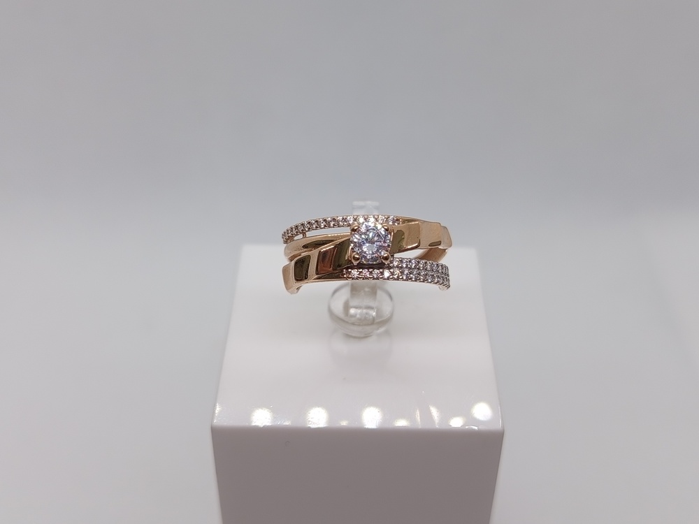 КОЛКМИ585 КОЛЬЦО С КАМНЯМИ (Au 585) КОЛКМИ585 КОЛЬЦО С КАМНЯМИ (Au 585)