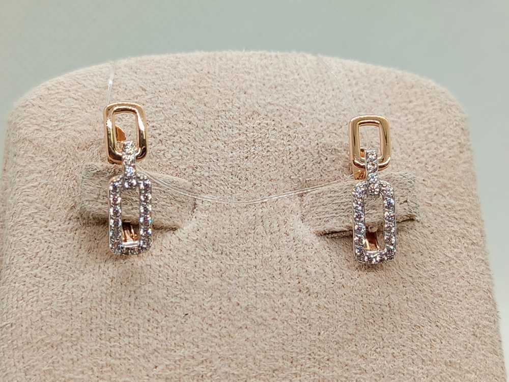 СЕРЬГИ С КАМНЯМИ (Au 585)