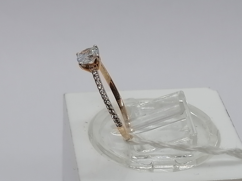 КОЛКМИ585 КОЛЬЦО С КАМНЯМИ (Au 585)