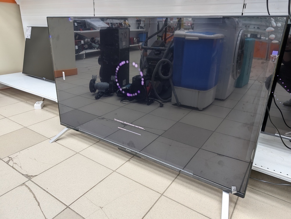 LED Телевизор Яндекс Станция Бейсик с Алисой, 55" 4K UHD