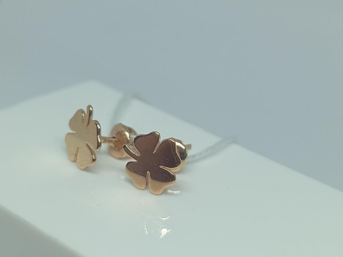 СПУС585 СЕРЬГИ ПУСЕТЫ (Au 585)