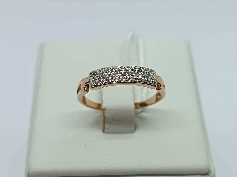 КОЛКМИ585 КОЛЬЦО С КАМНЯМИ (Au 585)