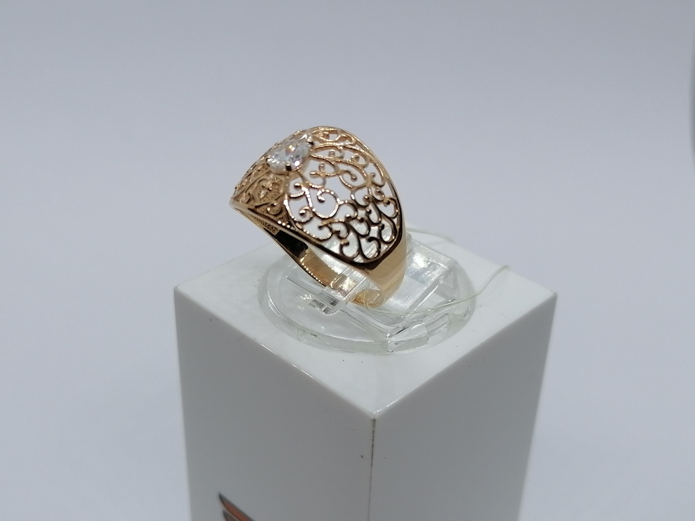 КОЛЬЦО С КАМНЕМ (Au 585)