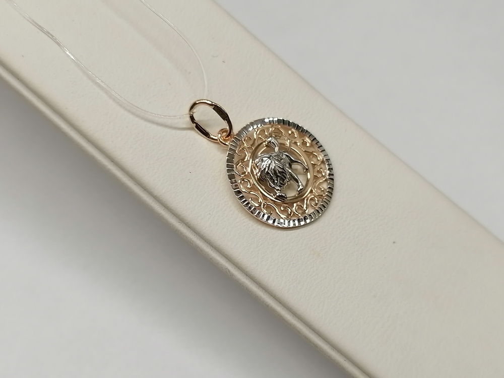 ПОДВЕСКА ЗНАК ЗОДИАКА ЛЕВ (Au 585)