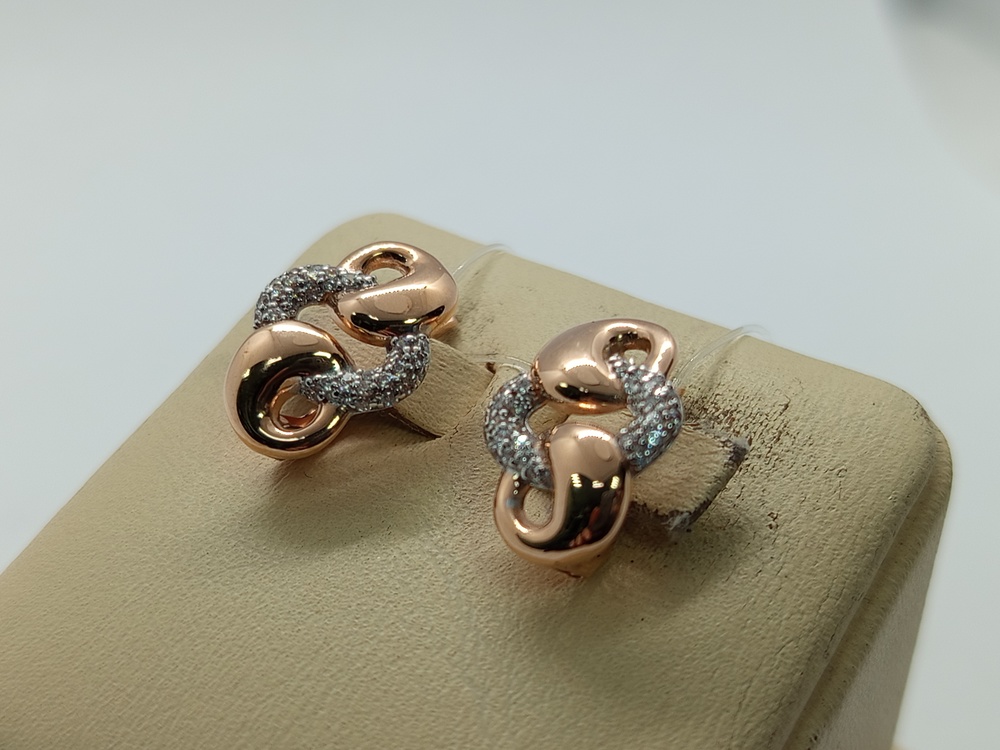 СЕРЬГИ С КАМНЯМИ (Au 585)