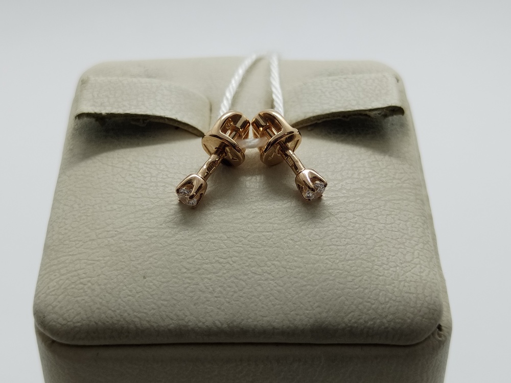 СПУС585 СЕРЬГИ ПУСЕТЫ (Au 585)