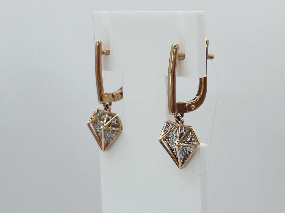 СЕРЬГИ БРИЛЛИАНТ (Au 585)