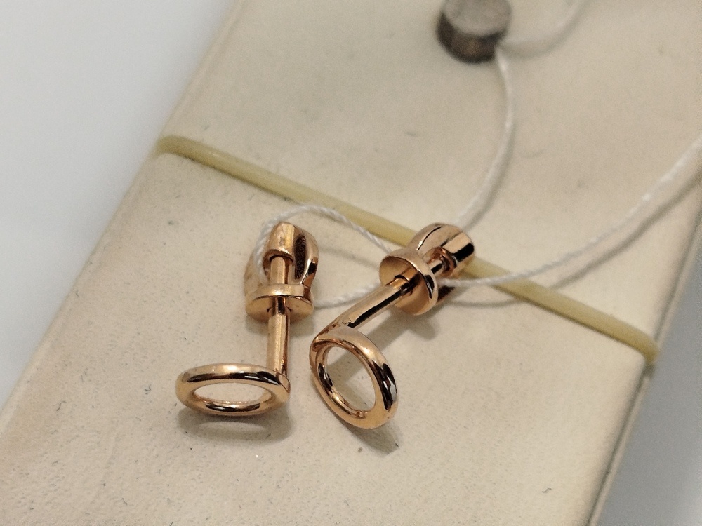 СПУС585 СЕРЬГИ ПУСЕТЫ (Au 585)