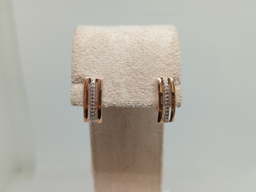 СЕРЬГИ БЕЗ КАМНЯ (Au 585)