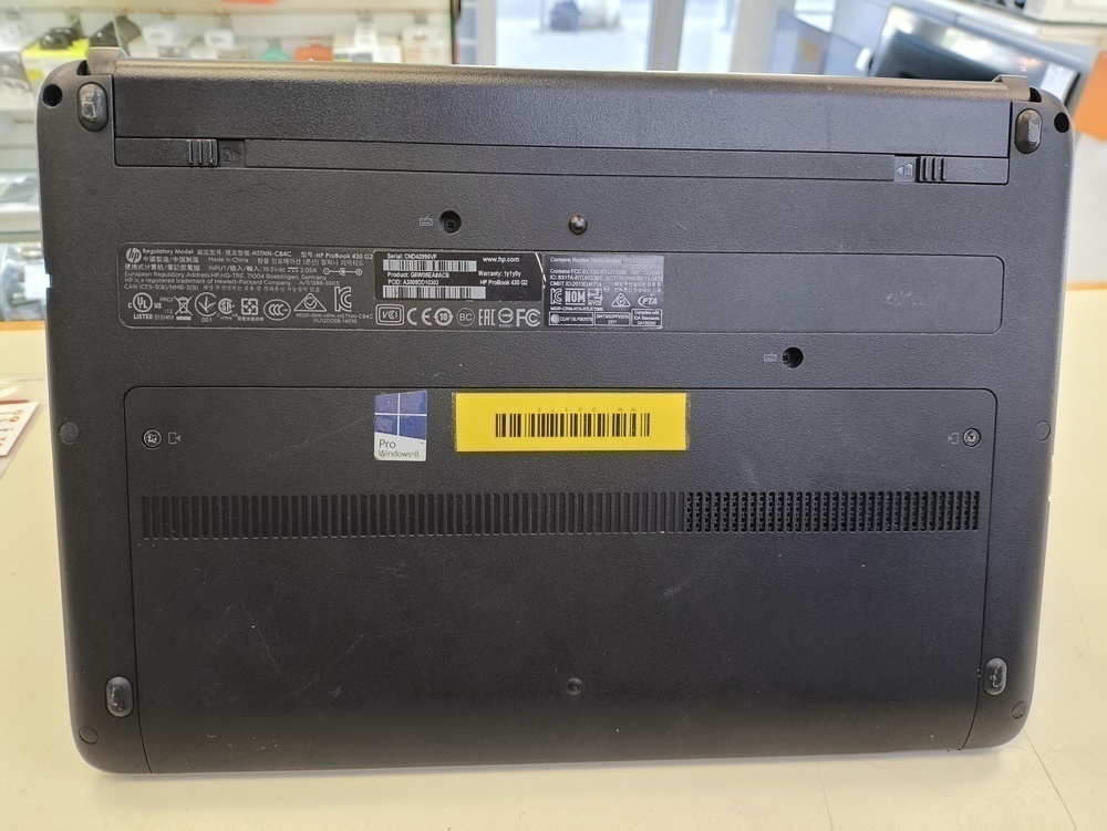 Ноутбук HP ProBook 430 G2; Core i5-4210U, HD Graphics, 8 Гб, 256 Гб, Нет