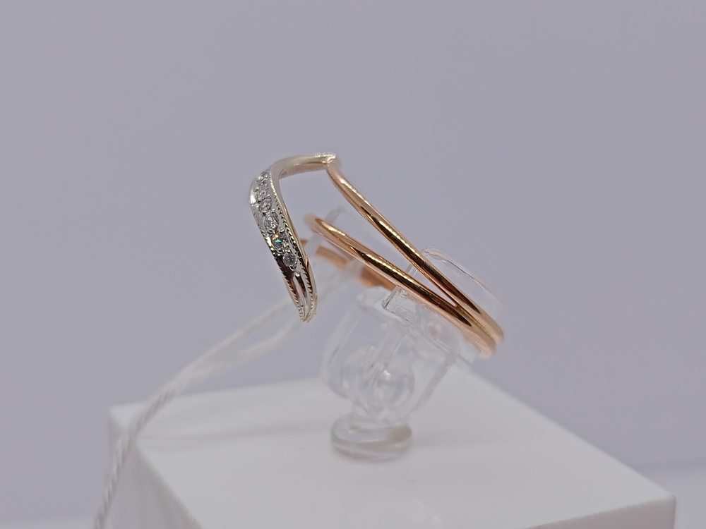 КОЛКМИ585 КОЛЬЦО С КАМНЯМИ (Au 585)