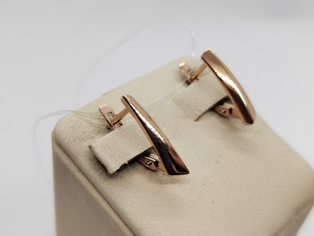 СЕРЬГИ БЕЗ КАМНЯ (Au 585)