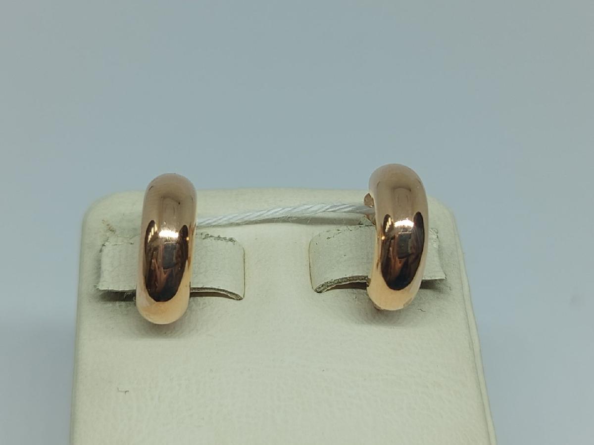 СЕРЬГИ БЕЗ КАМНЯ (Au 585)