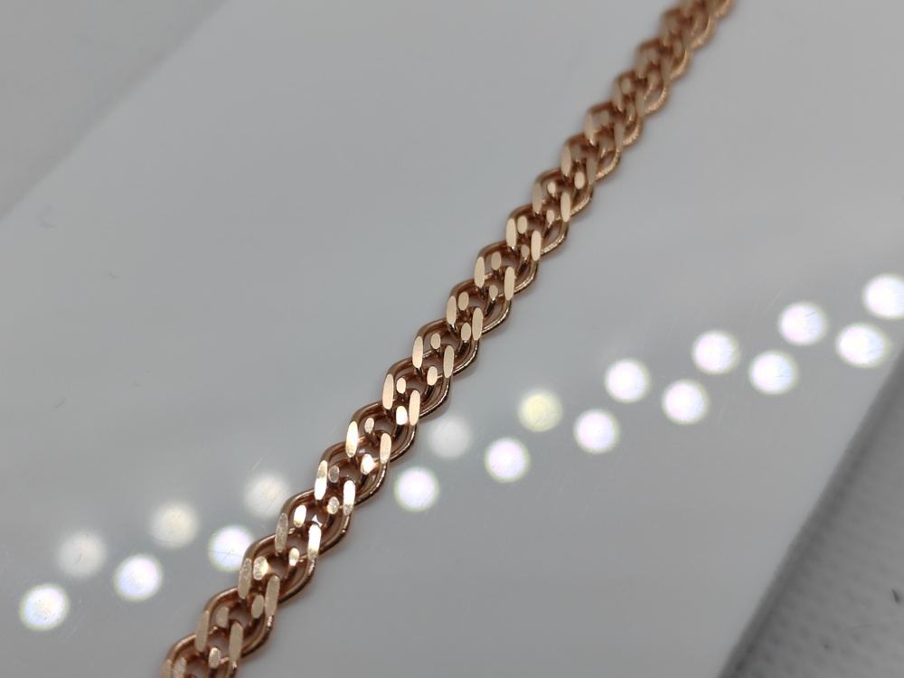 НБ 12-200 БРАСЛЕТ ПОЛНОВЕСНЫЙ Нона (Au 585)