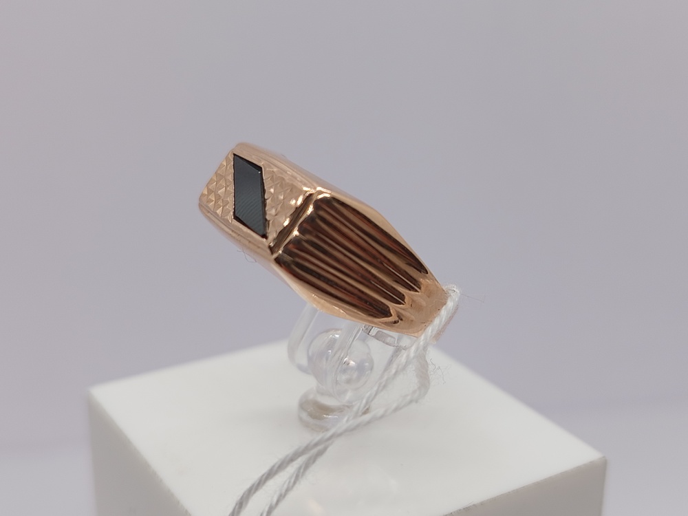 ПЕЧАТКА С КАМНЕМ (Au 585)