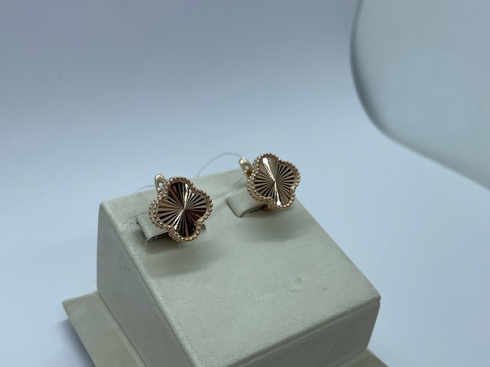 СЕРЬГИ БЕЗ КАМНЯ (Au 585)