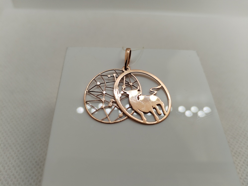 ПОДВЕСКА ЗНАК ЗОДИАКА без камня (Au 585)