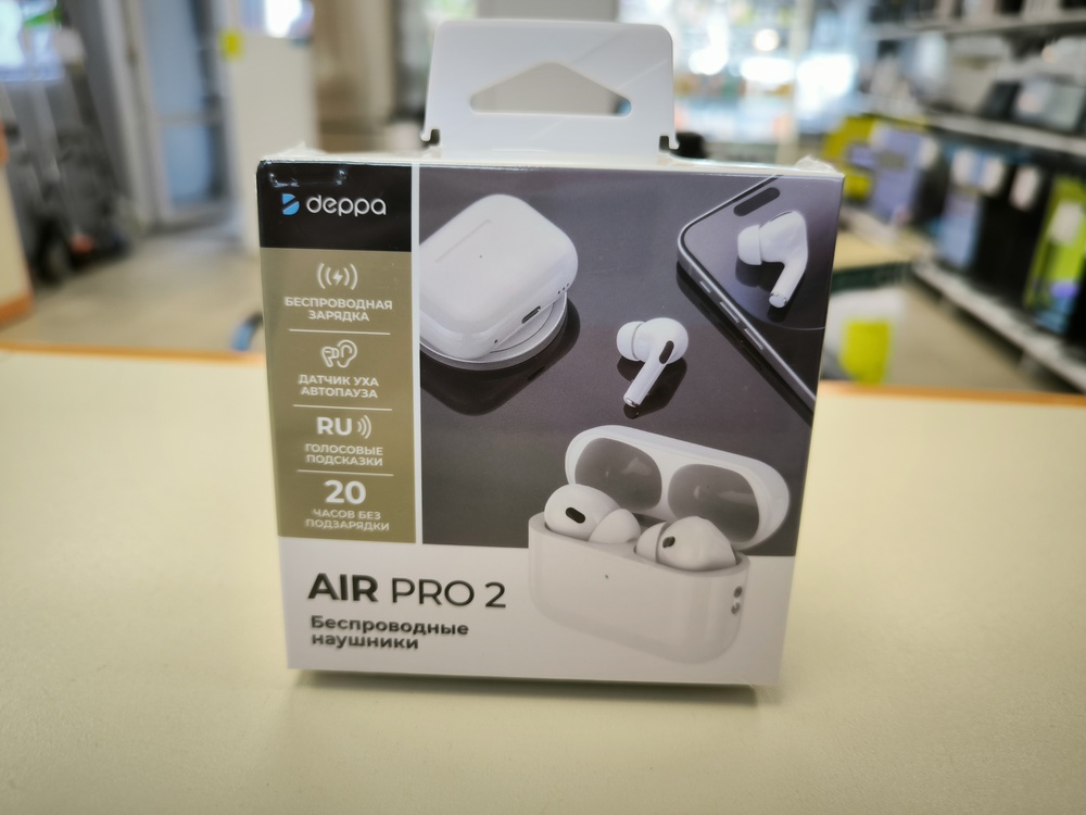 Наушники беспроводные Deppa 44167 Air Pro 2