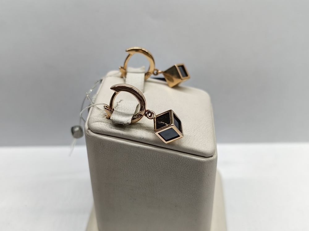 СЕРЬГИ С КАМНЕМ (Au 585)